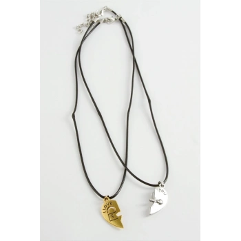 ÇOK SATAN Kalp Arkadaşlık Kolyesi (Çift Kolye)