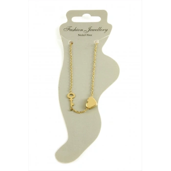 ÇOK SATAN Kalp Kilit Lüks Çelik Halhal