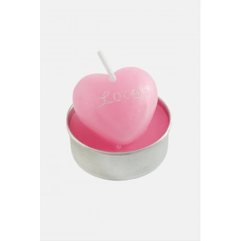 ÇOK SATAN Kalp Pembe Mum