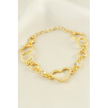 ÇOK SATAN Kalp Taşlı Bileklik