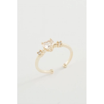 ÇOK SATAN Kalp Zirkon Taşlı Yüzük