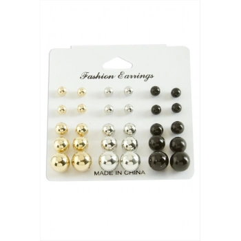 ÇOK SATAN Kartlı İnci Küpe 30 Adet