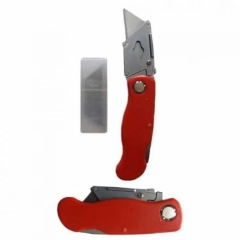 ÇOK SATAN Katlanabilir Halıfleks Maket Bıçağı Üçgen Uçlu Falçata