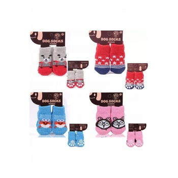 ÇOK SATAN Kedi Köpek Kaydırmaz Örme Çorap