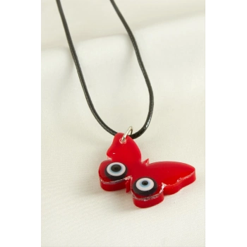 ÇOK SATAN Kelebek Epoksi Kolye