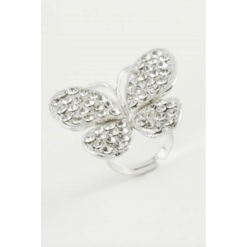 ÇOK SATAN Kelebek Taşlı Yüzük