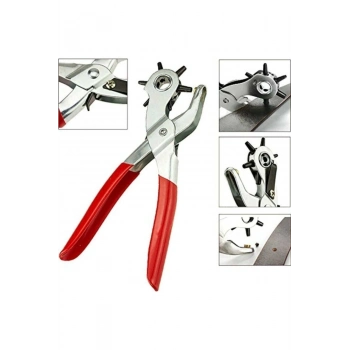 ÇOK SATAN Kemer Delme Ve Perçin Pensesi Ikli Set Deri Plastik Delici