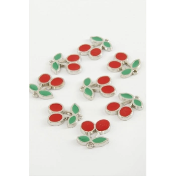 ÇOK SATAN Kiraz Tek Kulplu Mineli Bileklik ve Kolye Ucu Aparatı 1 Adet