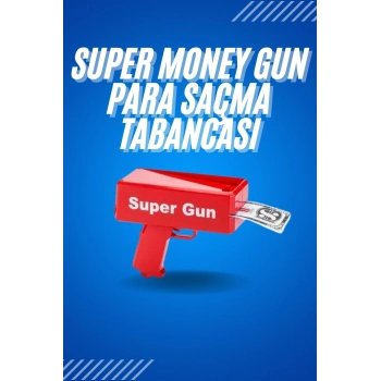 ÇOK SATAN Kırmızı Çocuklara Özel Para Fırlatma Makinesi Para Saçma Tabancası