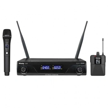ÇOK SATAN König K-700 E-y Profesyonel 663-694mhz 1 El + 1 Yaka 2 Kanal Uhf 2x50 Kablosuz Telsiz Mikrofon