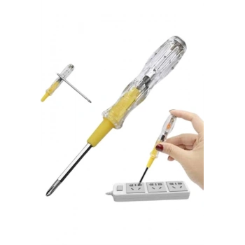 ÇOK SATAN Kontrol Kalemi Çift Başlıklı Şeffaf Elektrik Testi Değişken Uçlu
