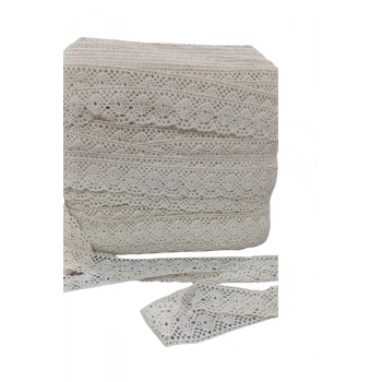 ÇOK SATAN Kopanaki Dantel en 4 cm Krem 1 Metre