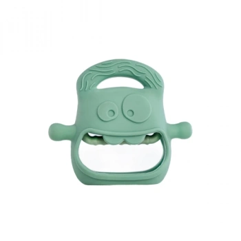 ÇOK SATAN Koyu Yeşil Bebek Silikon Diş Kaşıyıcı