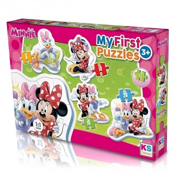 ÇOK SATAN KS Games Minnie My First Puzzle 4 in 1