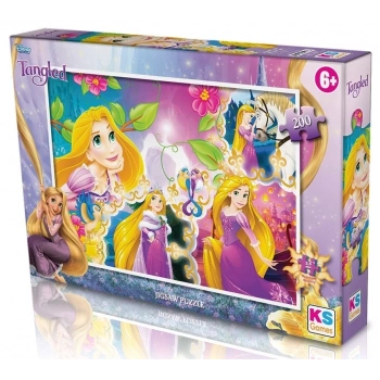ÇOK SATAN KS Puzzle 200 Parça Papunzel Tanglet