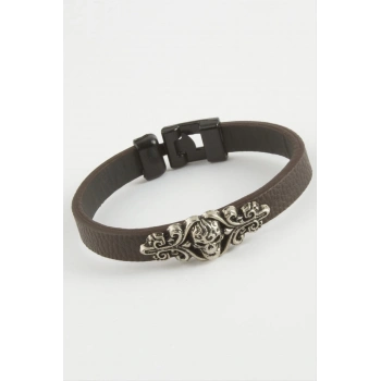 ÇOK SATAN Kuru Kafa Kaliteli Suni Deri Bileklik