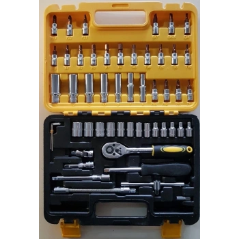 ÇOK SATAN Kutulu 53 Parça Lokma Takımı Araç Tamir Seti Cırcırlı Lokma Seti Takımı