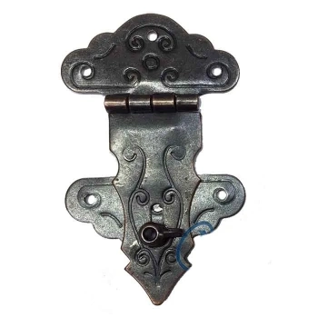 ÇOK SATAN Kuyruklu Kilit, Sandık, Kutu Askısı - 36x60mm, Oksit, 1 Adet