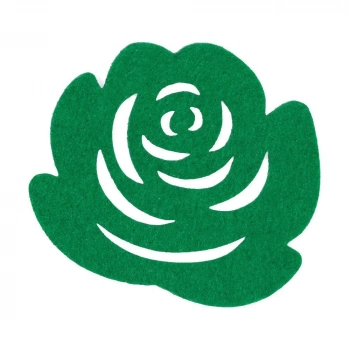 ÇOK SATAN La Mia 10 lu Fıstık Yeşili Gül Bardak Altlığı - M5