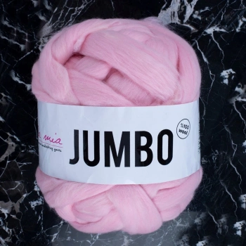 ÇOK SATAN La Mia Jumbo Pembe Dev Yün El Örgü İpi - J9