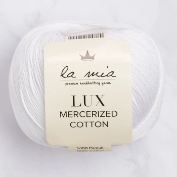 ÇOK SATAN La Mia Lux Mercerized Cotton Beyaz El Örgü İpi - 2 - 33742