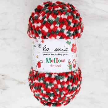 ÇOK SATAN La Mia Mellow Christmas Altın Simli El Örgü İpi -