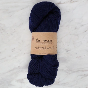 ÇOK SATAN La Mia Natural Wool Lacivert El Örgü İpi - L630