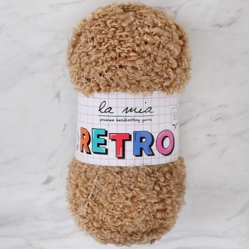 ÇOK SATAN La Mia RETRO Bej El Örgü İpi - LM7101