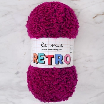 ÇOK SATAN La Mia RETRO Fuşya El Örgü İpi - LM4153