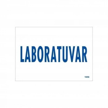 ÇOK SATAN Laboratuvar Uyarı Levhası 17,5x25 KOD:1656