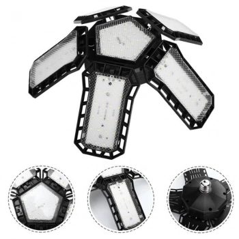 ÇOK SATAN Ledx Ayarlanabilir Açılı 5 Kanatlı 148 Smd Ledli Galaxy Projektör Işığı 60w 6600 Lumen E27 32cm Çap