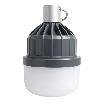 ÇOK SATAN Ledx Ln-616 80 Watt Type-c Şarjlı Taşınabilir Asma Kancalı Kamp Çadır Lambası 6500k 1200mah 3 Modlu Abs Malzeme