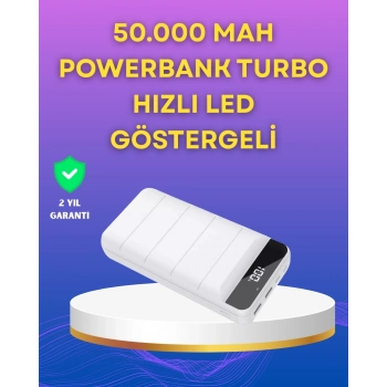 ÇOK SATAN Lightning ve Type-C Girişli 50000mAh Powerbank