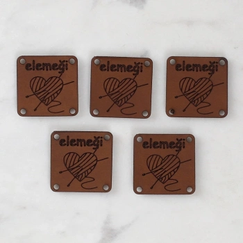 ÇOK SATAN Loren Crafts Elemeği Deri Arma 5 Adet - 1566