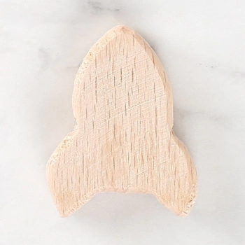 ÇOK SATAN Loren Crafts Roket Figürlü Ahşap Boncuk