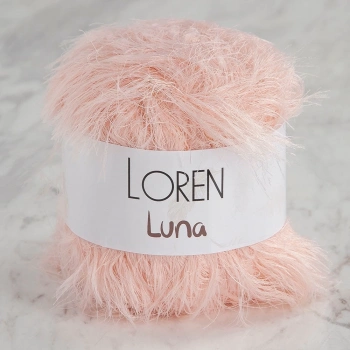 ÇOK SATAN Loren Luna Tavşan Tüyü Açık Pembe El Örgü İpi - R100 - 34003