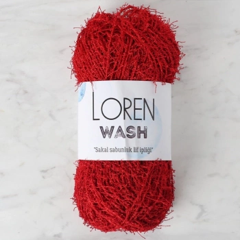 ÇOK SATAN Loren Wash Kırmızı El Örgü İpi - R003 - 34027