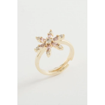 ÇOK SATAN Lotus Zirkon Taşlı Yüzük