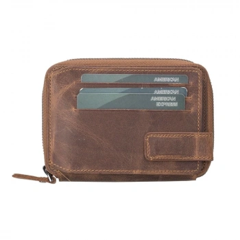 ÇOK SATAN Lugano Deri Cüzdan G2 Antik Kahve