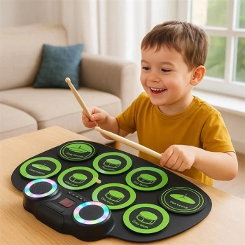 ÇOK SATAN Magicvoice G600r 9 Ped Elektronik Roll Up Davul Kiti