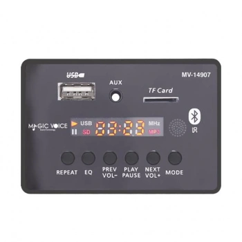 ÇOK SATAN Magicvoice Mv-14907 Usb-sd-aux-bluetooth Mikrofonlu Kumandalı Ekranlı Oto Teyp Çevirici Dijital Player Board
