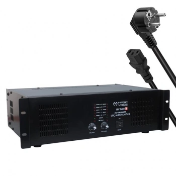 ÇOK SATAN Magicvoice Mv-2400 2x400 Watt 4-8 Ohm -100 V 19 Rack Hat Trafolu Power Anfi