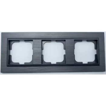 ÇOK SATAN Manyatik Gri Üçlü Çerçeve Quantum - Priz ve Anahtar İçin Uyumlu Çerçeve