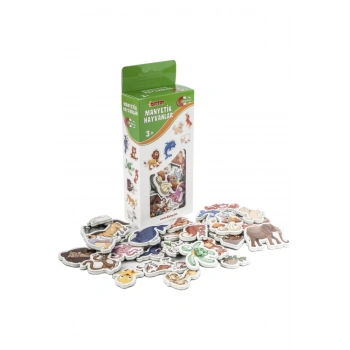 ÇOK SATAN Manyetik Hayvanlar Seti – Çocuklar İçin Eğitici Mıknatıslı Oyuncak