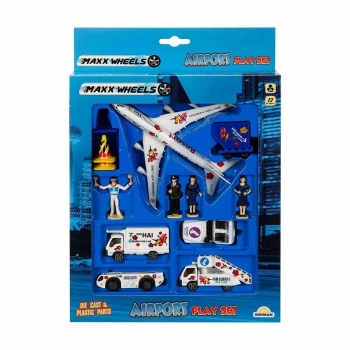 ÇOK SATAN Maxx Wheels Havaalanı Seti 13 Parça