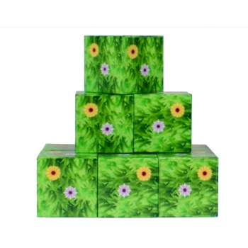 ÇOK SATAN Megacraft 9 Parça Çiçekli Yaprak Çimen Blok