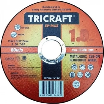 ÇOK SATAN Meşem Trıcraft X Plus  115X1X22.23 mm Inox Kesici Taş 25 Adet MEŞEM-3301