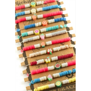 ÇOK SATAN Meyve Fimo Boncuk Bileklik