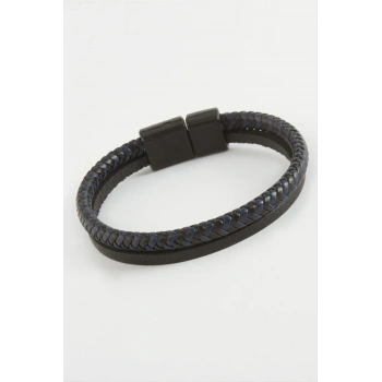 ÇOK SATAN Mıknatıslı Orjinal Deri Bileklik