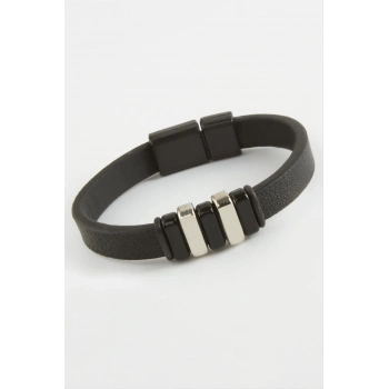 ÇOK SATAN Mıknatıslı Orjinal Deri Bileklik